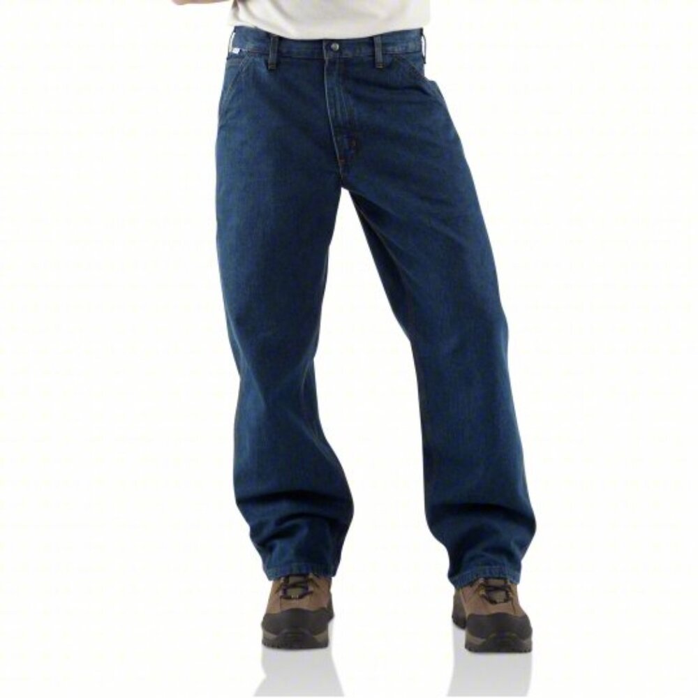 Carhartt Men's FR Signature Denim Dungaree NWOT 34X30 - Picture 12 of 14